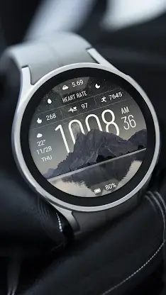 ZKin WatchFace Mountain Shadow screenshot 4