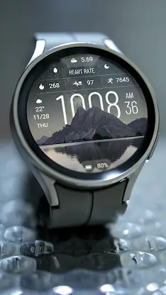 ZKin WatchFace Mountain Shadow screenshot 3