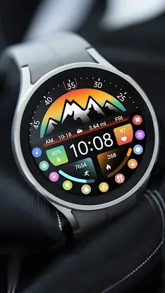 【Animated】Mountain Small Round screenshot 1