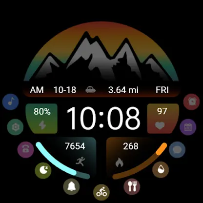 【Animated】Mountain Small Round screenshot 8