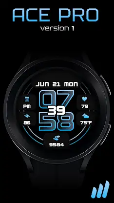 NW Ace Pro Wear OS Watch Face screenshot 1
