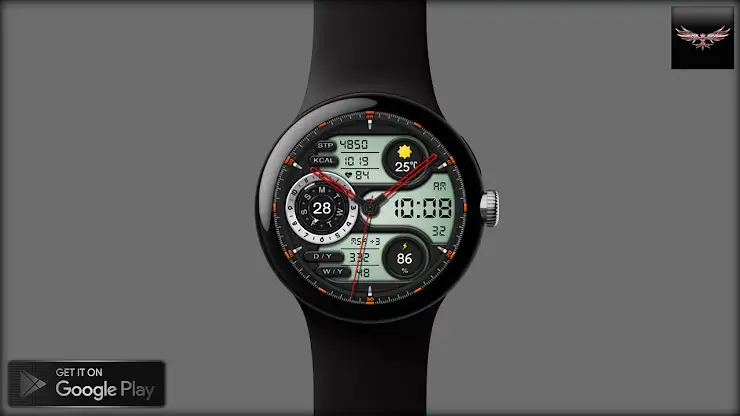 NanoHron Hybrid Watch Face screenshot 1