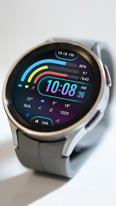 ZKin Watch Face Neon Function screenshot 5