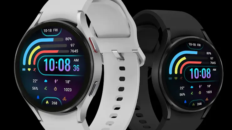 ZKin Watch Face Neon Function screenshot 1
