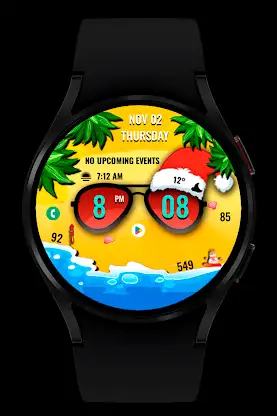 NewYear Watch Face Wear OS screenshot 3