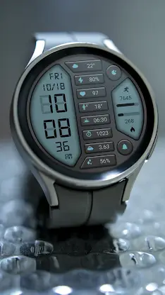Old Blue Button ZKin Watch screenshot 4