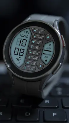 Old Blue Button ZKin Watch screenshot 5