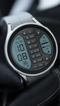 Old Blue Button ZKin Watch screenshot 2