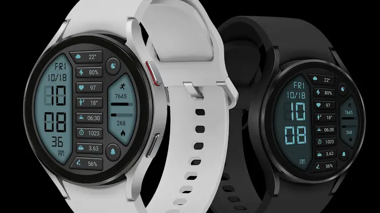 Old Blue Button ZKin Watch screenshot 1