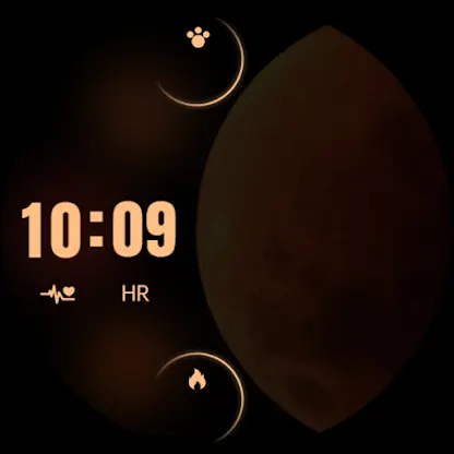 Orange Red Mars ZKin Watch screenshot 7