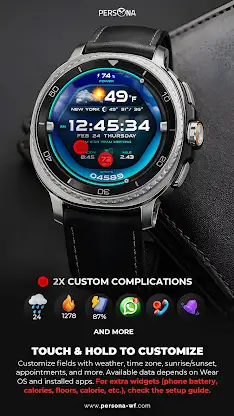 PER11 Guide Weather Watch Face screenshot 4