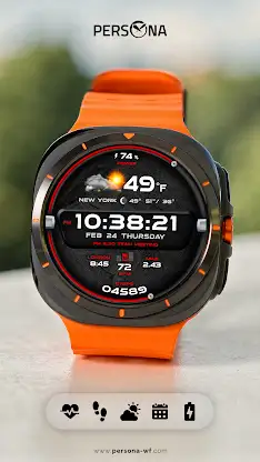 PER11 Guide Weather Watch Face screenshot 7