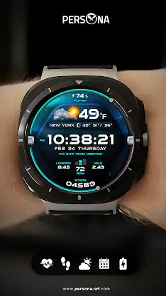 PER11 Guide Weather Watch Face screenshot 6