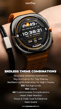 PER11 Guide Weather Watch Face screenshot 2