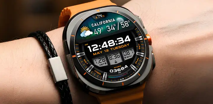 PER6 Digital Watch Face — Android app banner