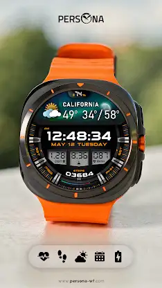 PER6 Digital Watch Face screenshot 7