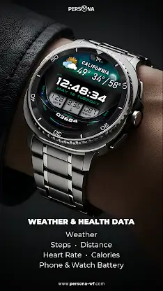 PER6 Digital Watch Face screenshot 3