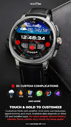 PER6 Digital Watch Face screenshot 4