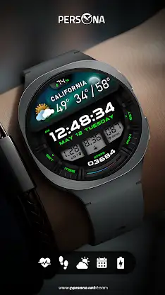PER6 Digital Watch Face screenshot 8