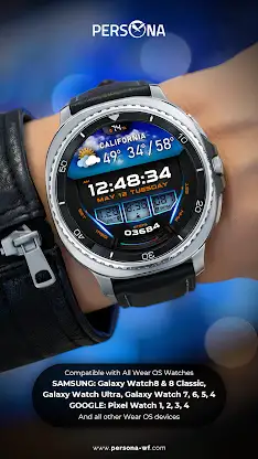 PER6 Digital Watch Face screenshot 5