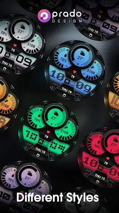 PRADO 84 Digital Watch Face screenshot 6