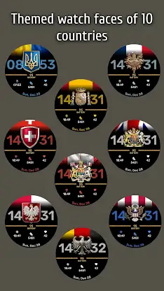 Patriotic watch face screenshot 3