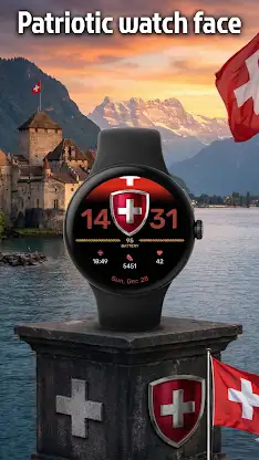 Patriotic watch face screenshot 5