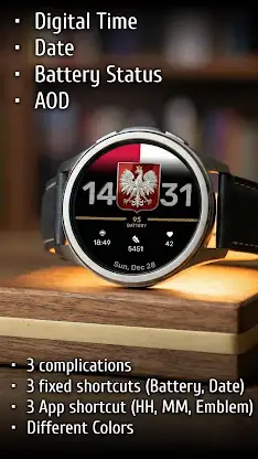 Patriotic watch face screenshot 2