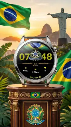 Patriotic watch face 2 screenshot 4
