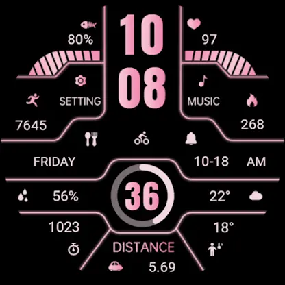 ZKin Watch Pink Light FuncTion screenshot 6