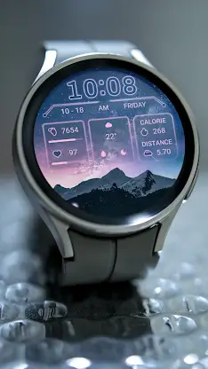 Pink Starlight For Wear OS screenshot 6