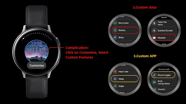 Pink Starlight For Wear OS screenshot 2