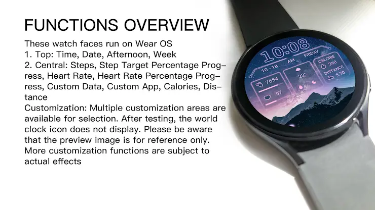 Pink Starlight For Wear OS screenshot 3