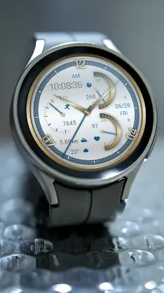 Platinum Quartz For Wear OS screenshot 5