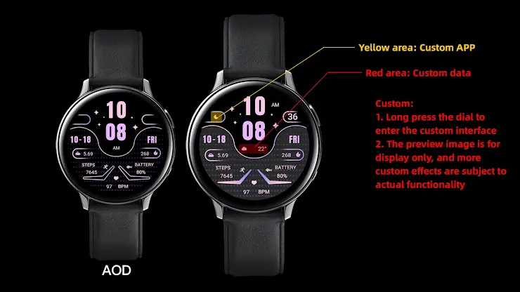 Purple Texture For Wear OS screenshot 1