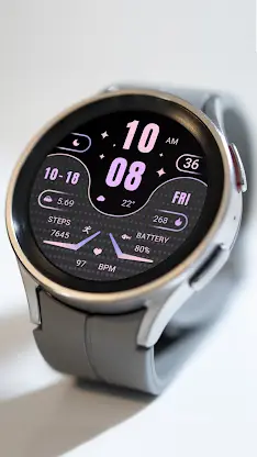 Purple Texture For Wear OS screenshot 5