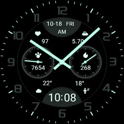 ZKin Watch Quartz Glow Green screenshot 6