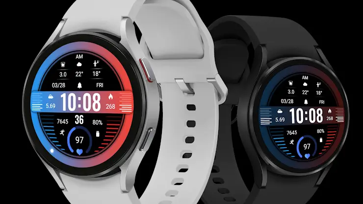 ZKin Watch Red Blue Sports screenshot 1