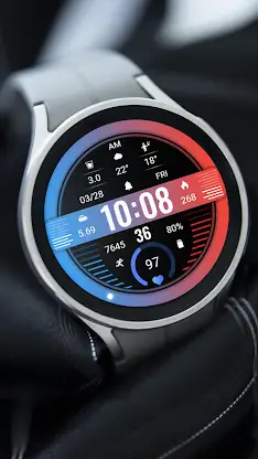 ZKin Watch Red Blue Sports screenshot 2