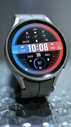 ZKin Watch Red Blue Sports screenshot 4