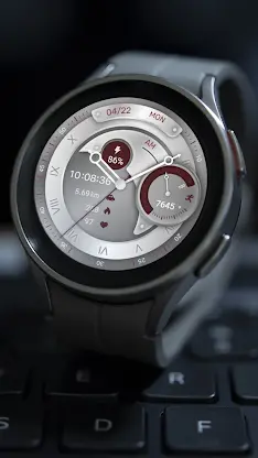 Red Brown Quartz For Wear OS screenshot 6
