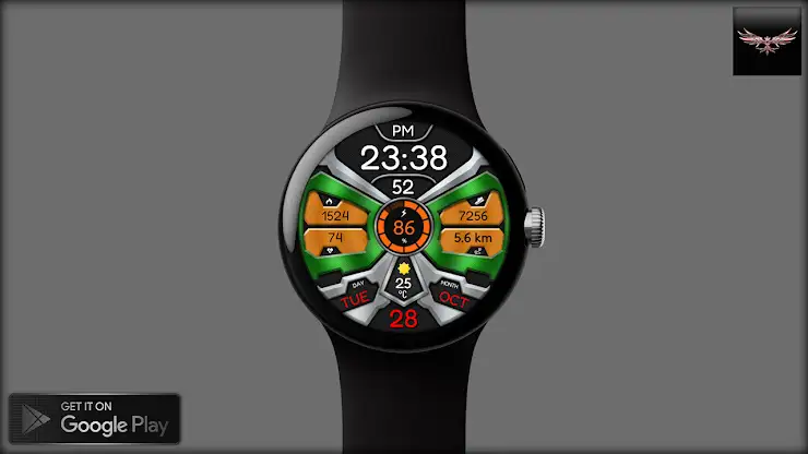 Regal Digital Watch Face screenshot 1