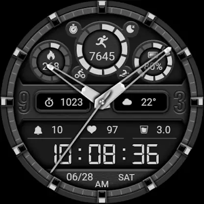 Retro Dim Texture ZKin Watch screenshot 6