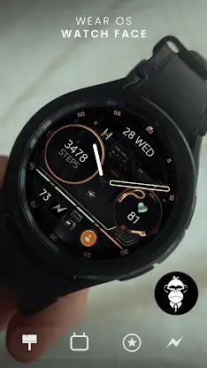 RetroFuture analog watch face screenshot 2