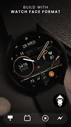 RetroFuture analog watch face screenshot 1