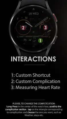RetroFuture analog watch face screenshot 6