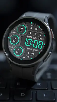 Retro Mint Green For Wear OS screenshot 8