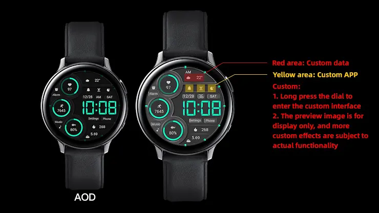 Retro Mint Green For Wear OS screenshot 1