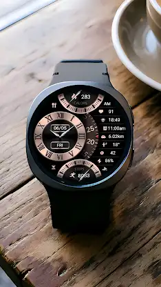 Rose Gold Turntable ZKin Watch screenshot 5
