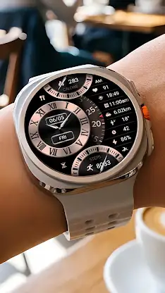 Rose Gold Turntable ZKin Watch screenshot 1